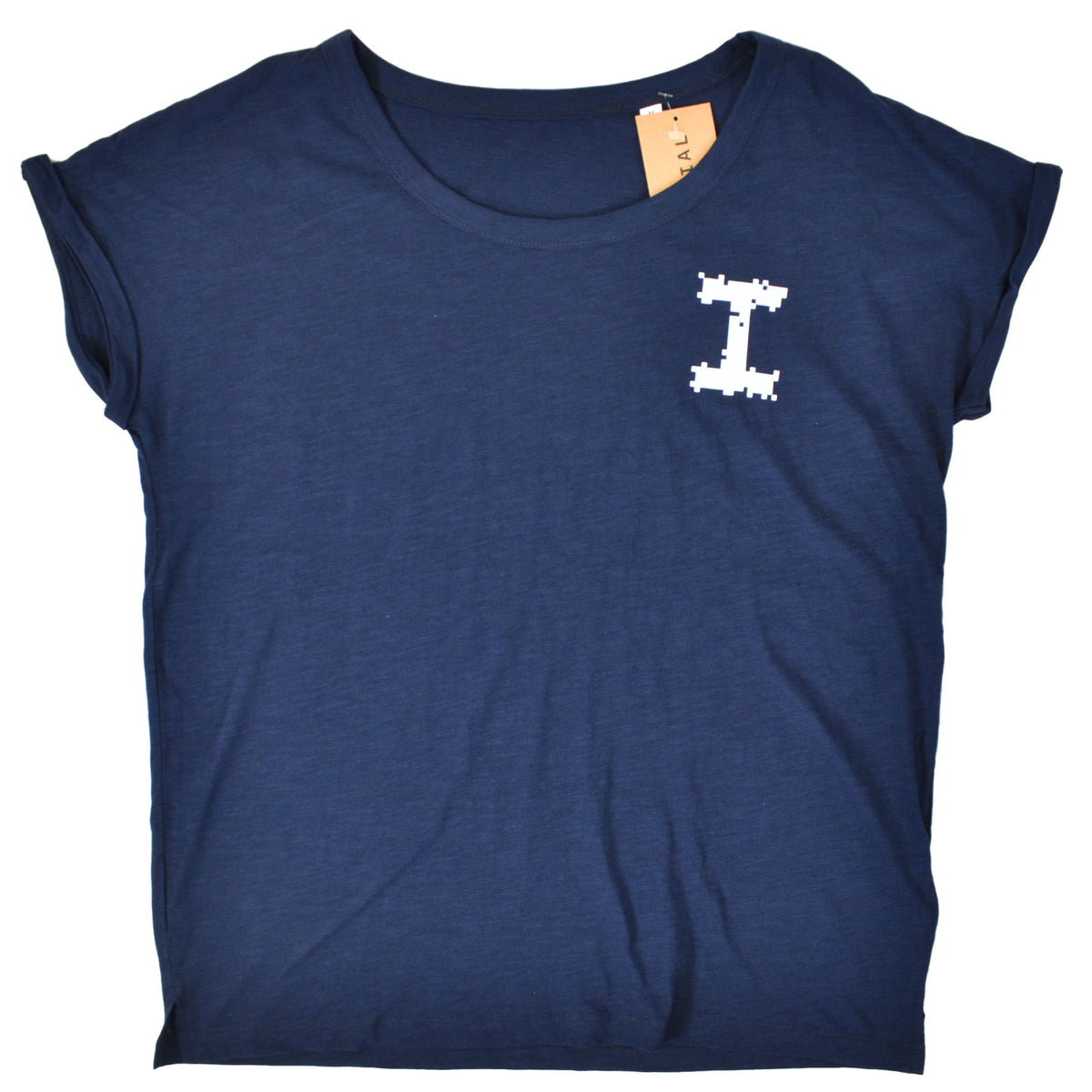 Ladies Rolled Sleeve Organic T Shirt