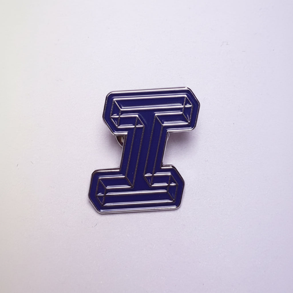 Metal Pin Badge - Small "I"