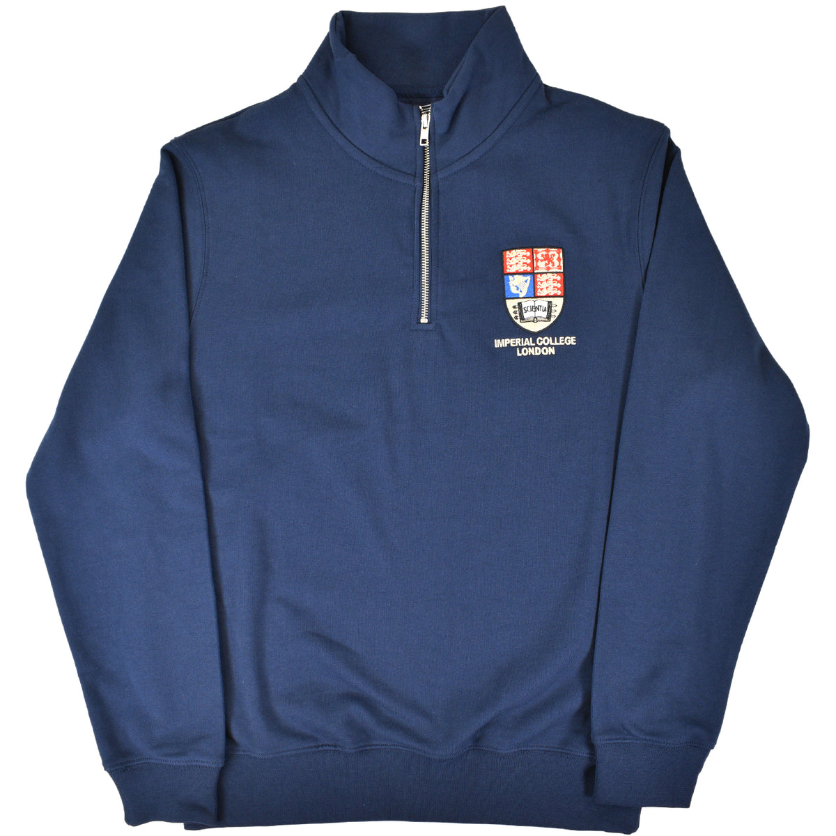 Imperial Crested Quarter Zip Sweatshirt